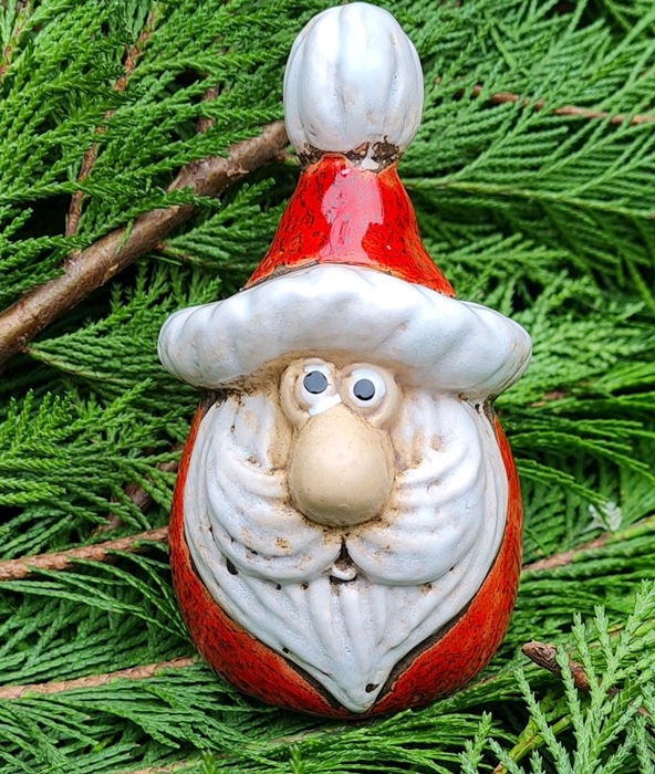 Weihnachtsmann aus Keramik- perfekte Weihnachtsdeko